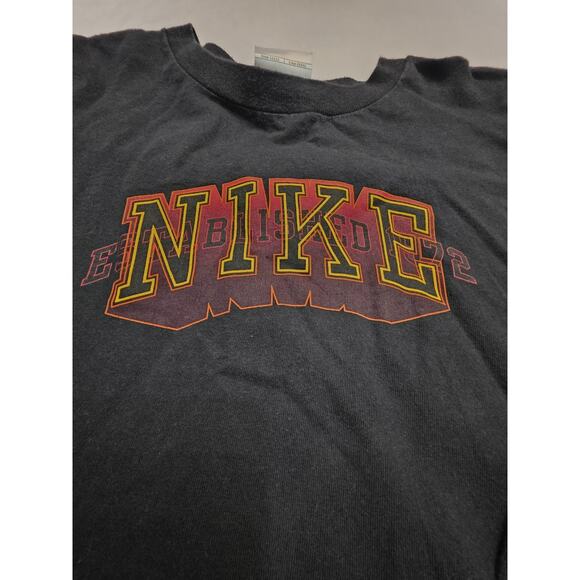 Vintage Nike Men's Size Xl Longsleeve Grey T-Shirt - Picture 1 of 6